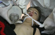 Газовая атака в Сирии: видео первых минут