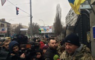 Бойцы "Айдара" пикетируют Министерство обороны