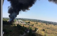 Киевлян просят не проветривать дома из-за пожара