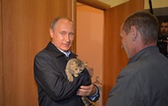 Путин с котом стал хитом рунета